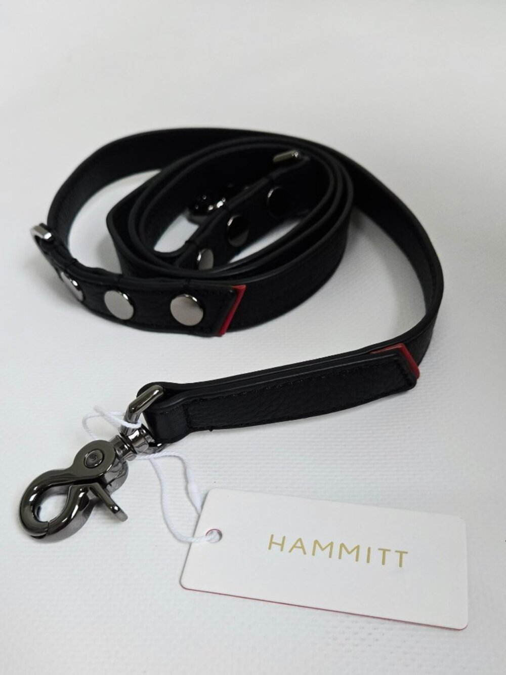 Hammitt Butchie Leash, Black/Gunmetal